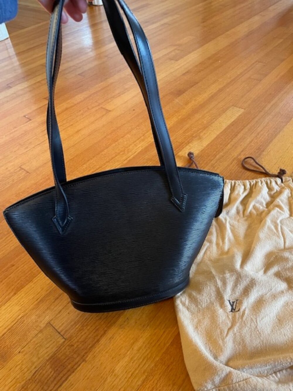 Louis Vuitton Vintage Black Epi Saint Jacques Tote